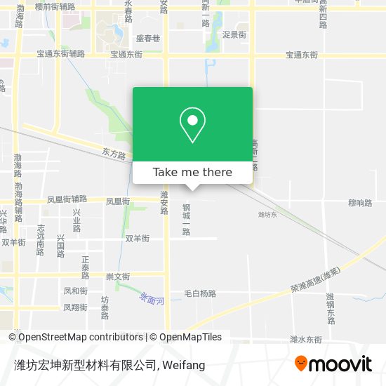 潍坊宏坤新型材料有限公司 map
