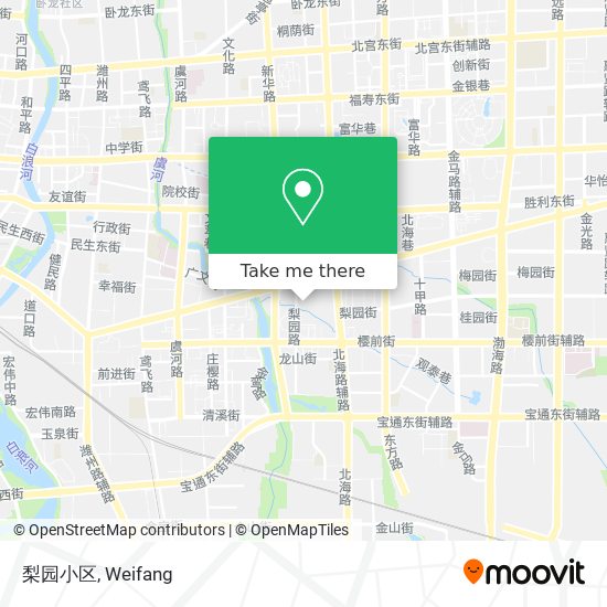 梨园小区 map