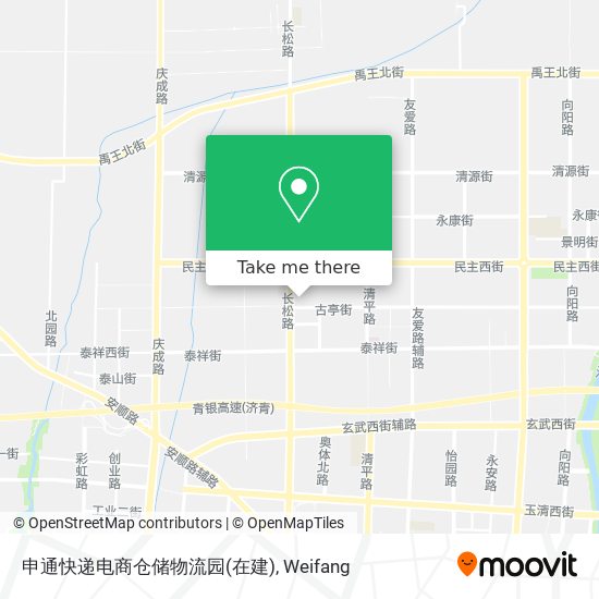 申通快递电商仓储物流园(在建) map