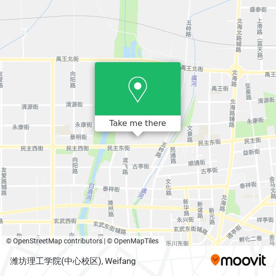 潍坊理工学院(中心校区) map