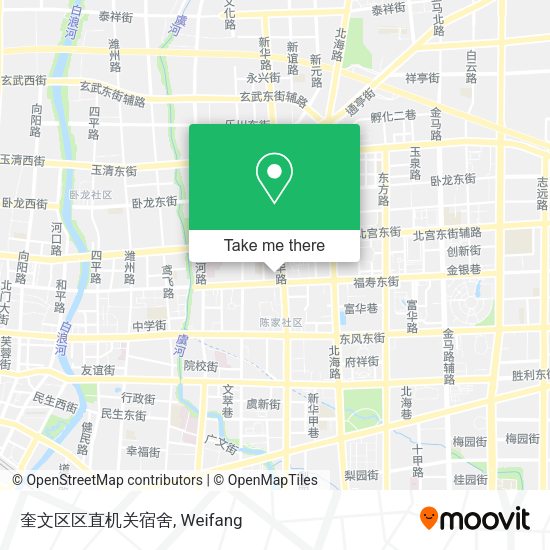 奎文区区直机关宿舍 map