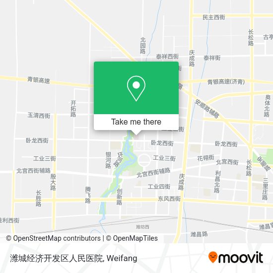 潍城经济开发区人民医院 map