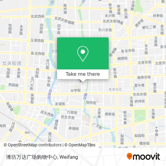 潍坊万达广场购物中心 map