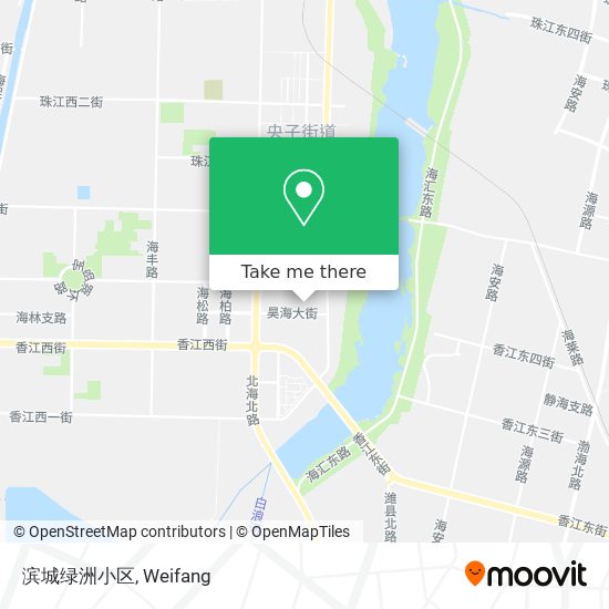 滨城绿洲小区 map