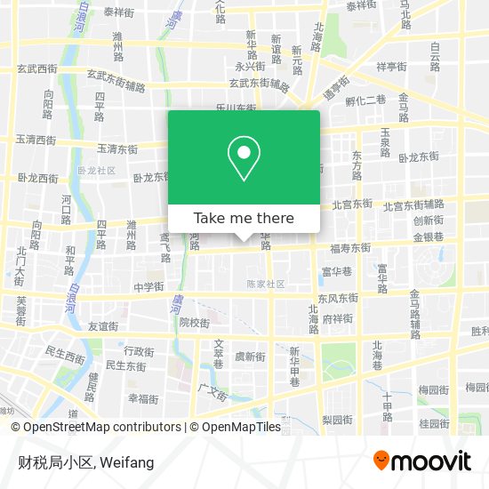 财税局小区 map
