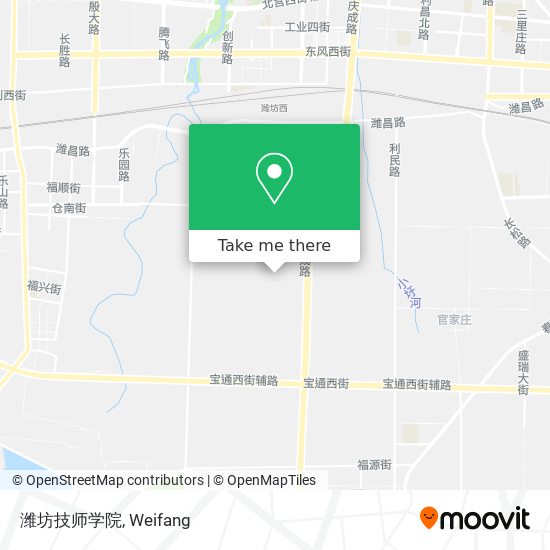 潍坊技师学院 map