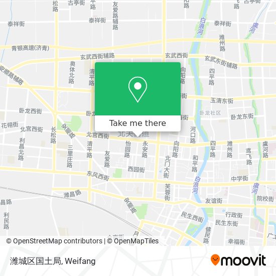 潍城区国土局 map