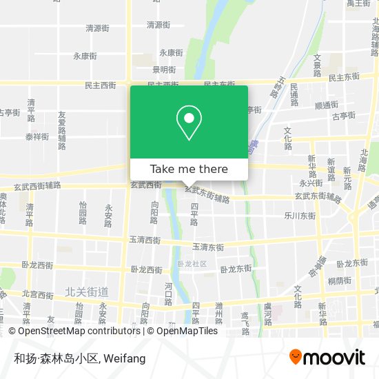和扬·森林岛小区 map