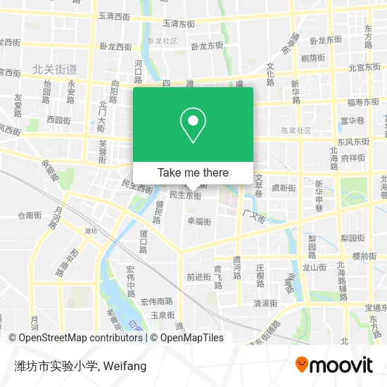 潍坊市实验小学 map