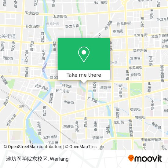 潍坊医学院东校区 map