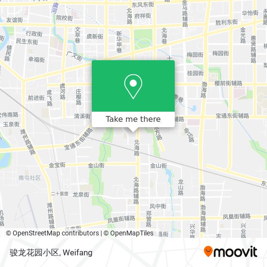 骏龙花园小区 map