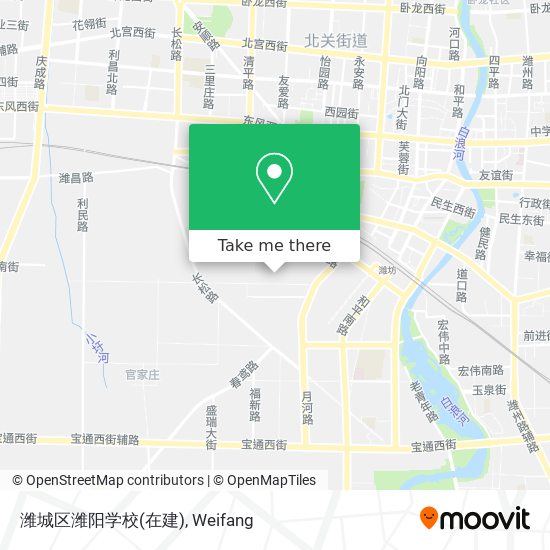 潍城区潍阳学校(在建) map