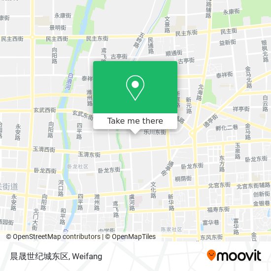 晨晟世纪城东区 map