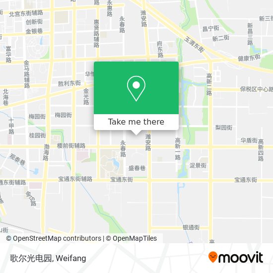 歌尔光电园 map