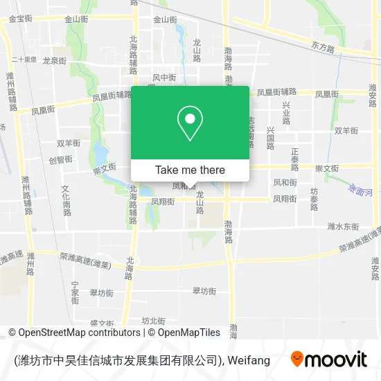 (潍坊市中昊佳信城市发展集团有限公司) map