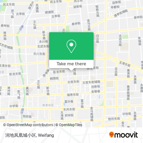 润地凤凰城小区 map