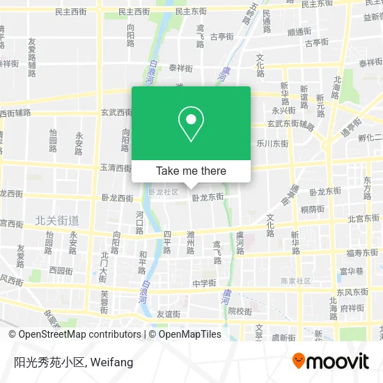 阳光秀苑小区 map