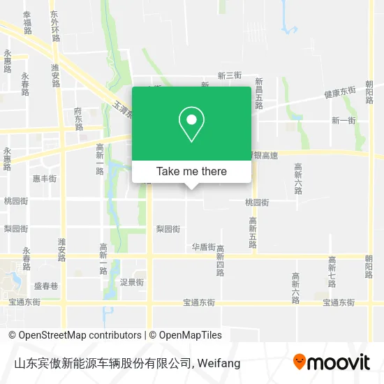 山东宾傲新能源车辆股份有限公司 map