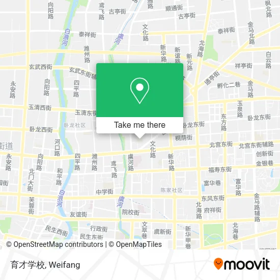 育才学校 map