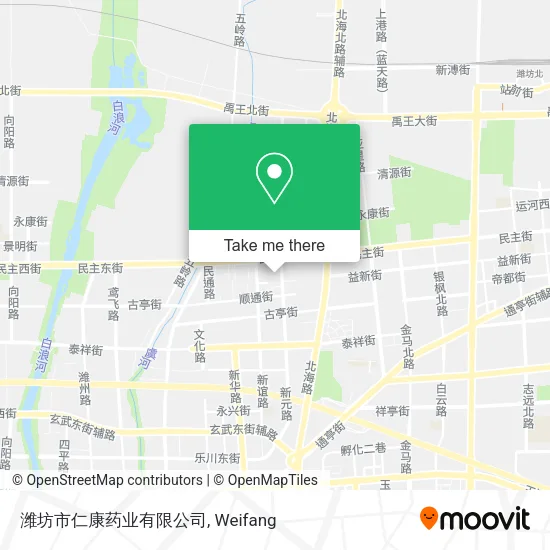 潍坊市仁康药业有限公司 map