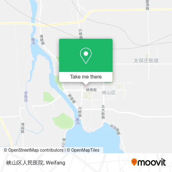 峡山区人民医院 map