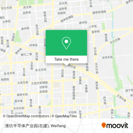 潍坊半导体产业园(在建) map