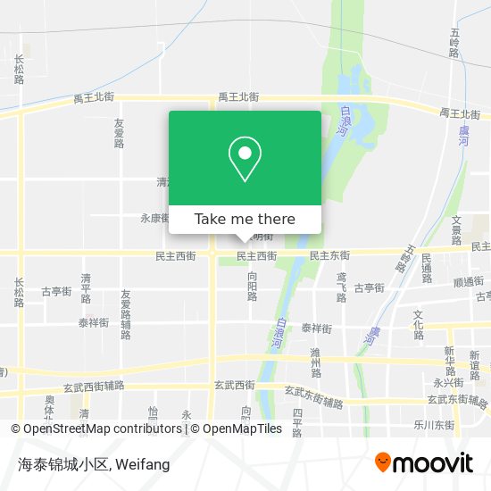 海泰锦城小区 map