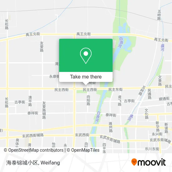 海泰锦城小区 map