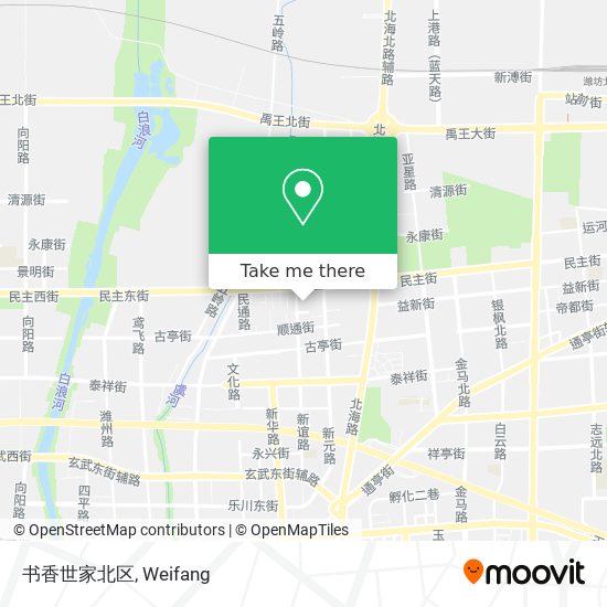 书香世家北区 map