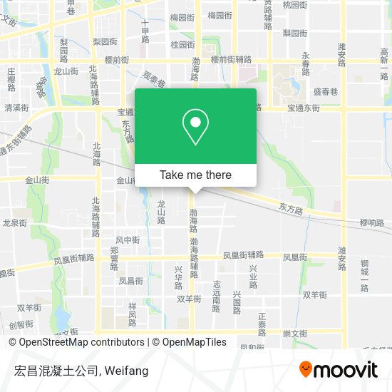 宏昌混凝土公司 map