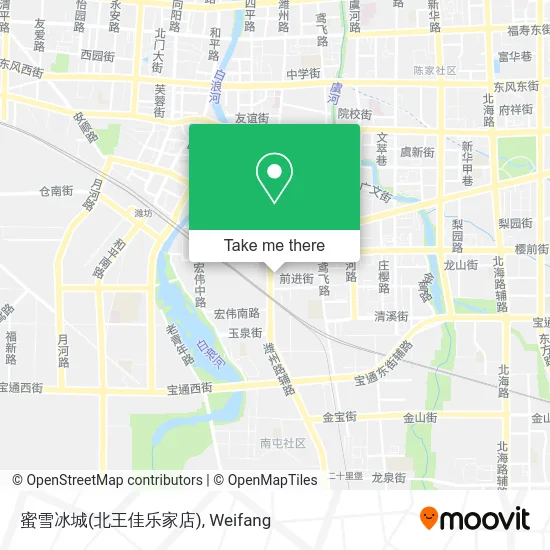 蜜雪冰城(北王佳乐家店) map