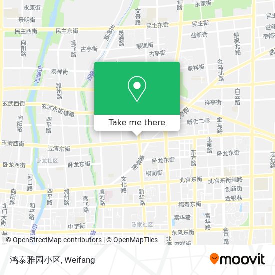 鸿泰雅园小区 map