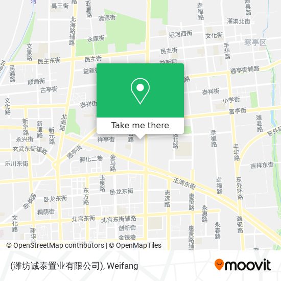 (潍坊诚泰置业有限公司) map