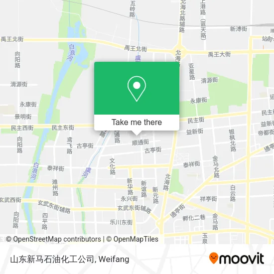 山东新马石油化工公司 map