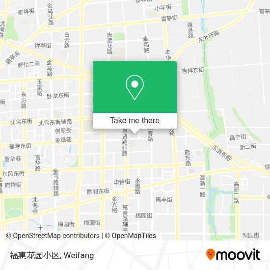 福惠花园小区 map