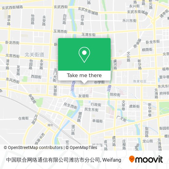 中国联合网络通信有限公司潍坊市分公司 map