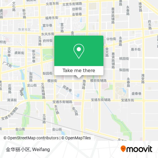 金华丽小区 map