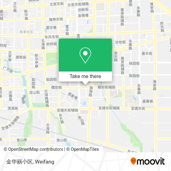 金华丽小区 map