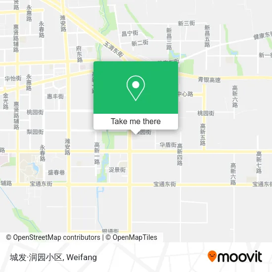 城发·润园小区 map
