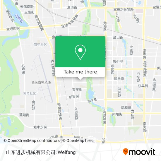 山东进步机械有限公司 map