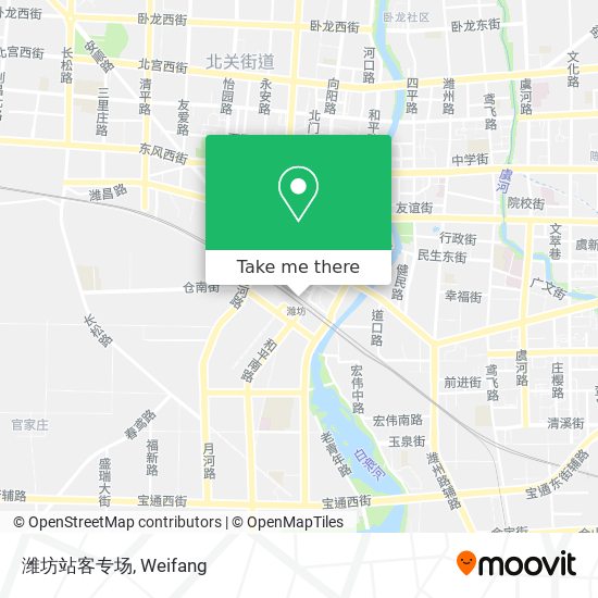 潍坊站客专场 map
