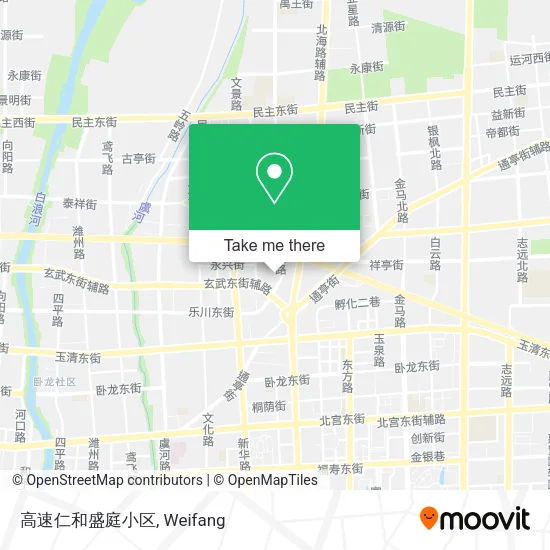 高速仁和盛庭小区 map