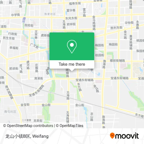 龙山小镇B区 map