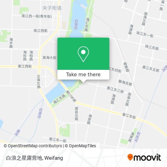 白浪之星露营地 map