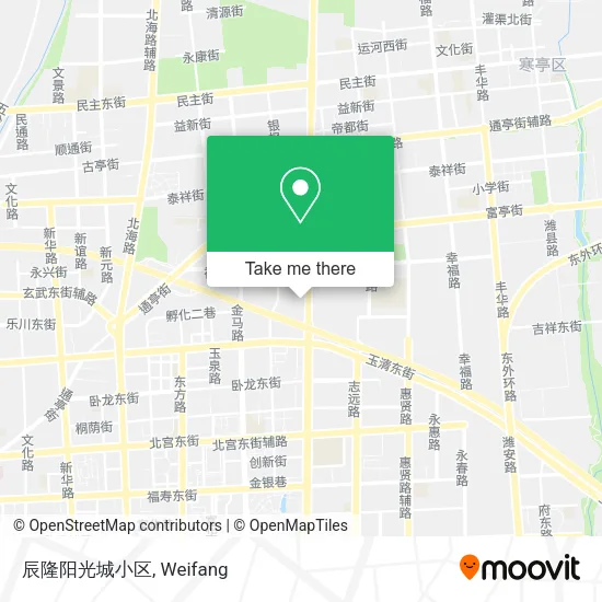 辰隆阳光城小区 map