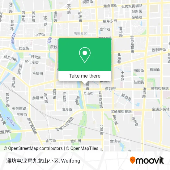 潍坊电业局九龙山小区 map