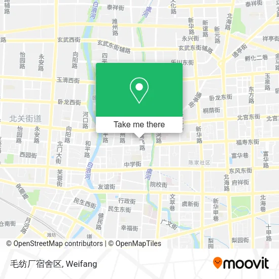 毛纺厂宿舍区 map