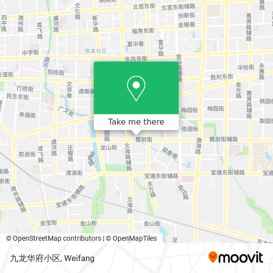 九龙华府小区 map