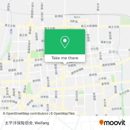 太平洋保险宿舍 map