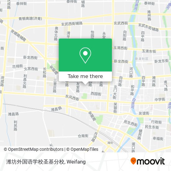 潍坊外国语学校圣基分校 map